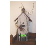 WOODEN CHURCH BIRDHOUSE  18"