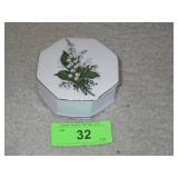 VTG FLOREAL COLLECTION LILY OF THE VALLEY TRINKET>