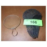 VTG MAGNIFYING GLASS / MONOCLE IN LEATHER SHEATH
