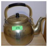 LARGE VINTAGE KOREAN ALUMINUM  KETTLE