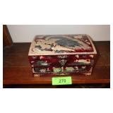 MOTHER OF PEARL INLAY RED LACQUER KOREAN JEWELRY>>