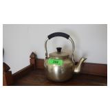 VINTAGE ASIAN ALUMINUM TEAPOT