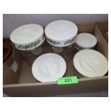 VINTAGE PYREX SPICE OF LIFE CANISTERS