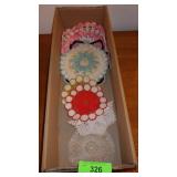 VINTAGE CROCHETED & TATTED DOILIES