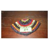VINTAGE SUZANNE CZECHOSLOVAKIA WOOD BEAD PURSE