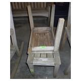 2 COUNTRY CASUAL TEAK END TABLES 15 x 20 x 17>>>>>