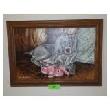 2005 VIRG BECK PAINTING ON BOARD 21 x 15