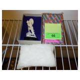 VINTAGE CARVED BONE FISHERMAN (REPAIR ON HAT)