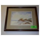 LOIS SAUNDERS WATERCOLOR (FRAMED 15 x 12)