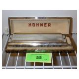 VINTAGE HOHNER 64 CHROMONICA HARMONICA