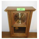 STICKLEY CLOCK (RUNS)  10 1/4 x 4 3/4 x 15