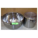 NSF STAINLESS STEEL MEASURING / MIXING BOWL, OGGI>