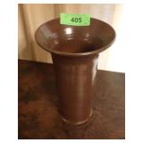 HAND THROWN POTTERY VASE SIGNED GB 2006   9 1/2"
