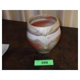 HAND THROWN POTTERY PLANTER / VASE 5"