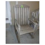 COUNTRY CASUAL TEAK ROCKING CHAIR