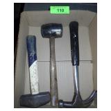 MINI SLEDGE HAMMER, RUBBER MALLET, HAMMER