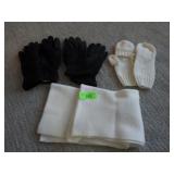 GLOVES, MITTEN & SCARF