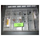 DREMEL SANDING TIPS IN PLANO STORAGE CASE