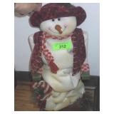 "GROWING" SNOWMAN DECOR 17 - 30"