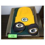 FLEECE BACLAVA, GBP GREEN BAY PACKETS KNITTED >>>>