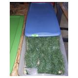 LIGHTED CHRISTMAS GARLAND IN STORAGE CONTAINER