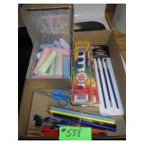 SIDEWALK CHALK, CRAYOLA WATER COLORS, PAINT>>>