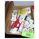 ASST. SEWING NOTIONS- THREAD, THIMBLES, NEEDLES>>>