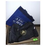 "BAG OF BOOKS" CANVAS TOTE BAG, DUFFLE BAG