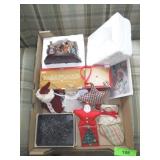 NIB ELECTRIC STARBURST ORNAMENT, NATIVITY SCENE >>