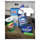 MAGIC ERASERS, COMET, GLASS CLEANER, CLOROX>>>