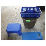STEP STOOL, TOOL CARRIER, GARDEN KNEE PAD, PLANTER