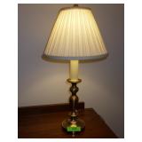 BRASS LAMP 24 1/2" TO FINIAL TOP (MATCHES #478)