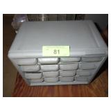 PLASTIC PARTS BIN 10 x 6 x 8