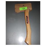 VINTAGE ENNIS SCOUTER HATCHET W/ LEATHER SHEATH