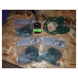 3 NIP INDOOR / OUTDOOR FLOODLIGHT HOLDERS, TIMER>