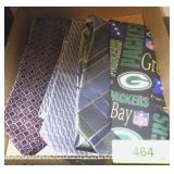 1996 GREEN BAY PACKER TIE, 3 CRAZY HORSE TIES