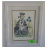 DON NEDOBECK SIGNED PRINT 12 1/2 x 15 1/2