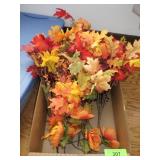 SILK FALL FLOWERS & LEAVES