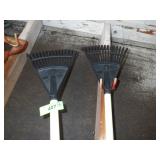 (2) 8" LEAF RAKES
