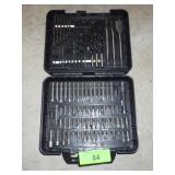DRILL, BORING & SCREW BITS IN CARRY CASE