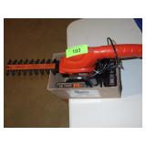 BLACK & DECKER HEDGE TRIMMER (TURNS ON)