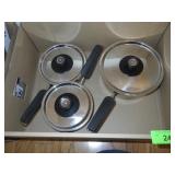 VINTAGE REVERE WARE POTS / SAUCE PANS