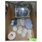 ASST. FURNITURE GLIDES, FLOOR PROTECTORS, TWINE, >