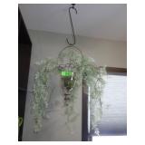 HANGING PLANTER W. FAUX PLANT