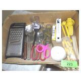 ASST. KITCHEN UTENSILS- GRATER, SERVING SPOONS>>>