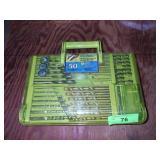 DRILL BITS IN MIBRO MAGNETIC STORAGE CAASE