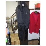 VINTAGE WALLS BLIZZARD PROOF SNOW BIBS  LG / SHORT