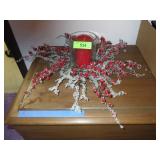 CHRISTMAS CENTERPIECE  24" WIDE
