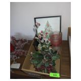 CHRISTMAS CENTERPIECE, B.O.CANDLE LANTERN, CANDLE>