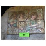 VINTAGE 6 SIDED WOODEN BLOCKS / PUZZLES